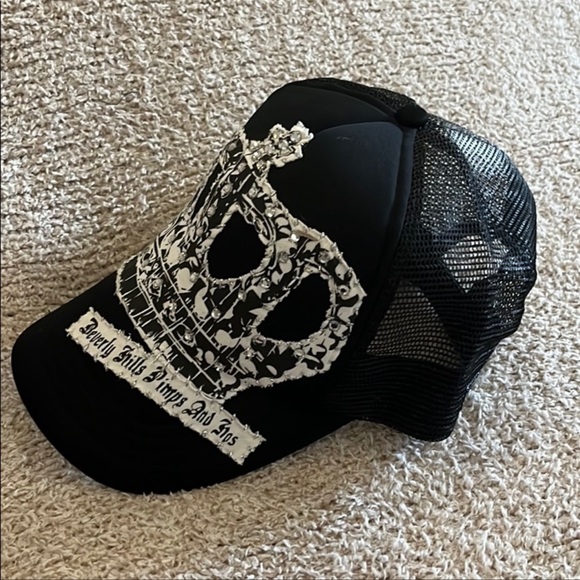 Vintage Beverly Hills Pimps and Hos crown SnapBack - Picture 2 of 3